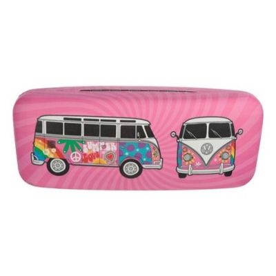 Etui na Okulary Volkswagen VW Bulik Ogórek  Bus T1 Różowe
